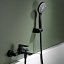 Grifo baño-ducha monomando Ural negro mate de Imex